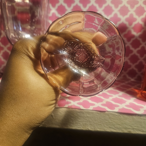 The Pioneer Woman Pink Glass Goblet Set - Picture 3 of 3
